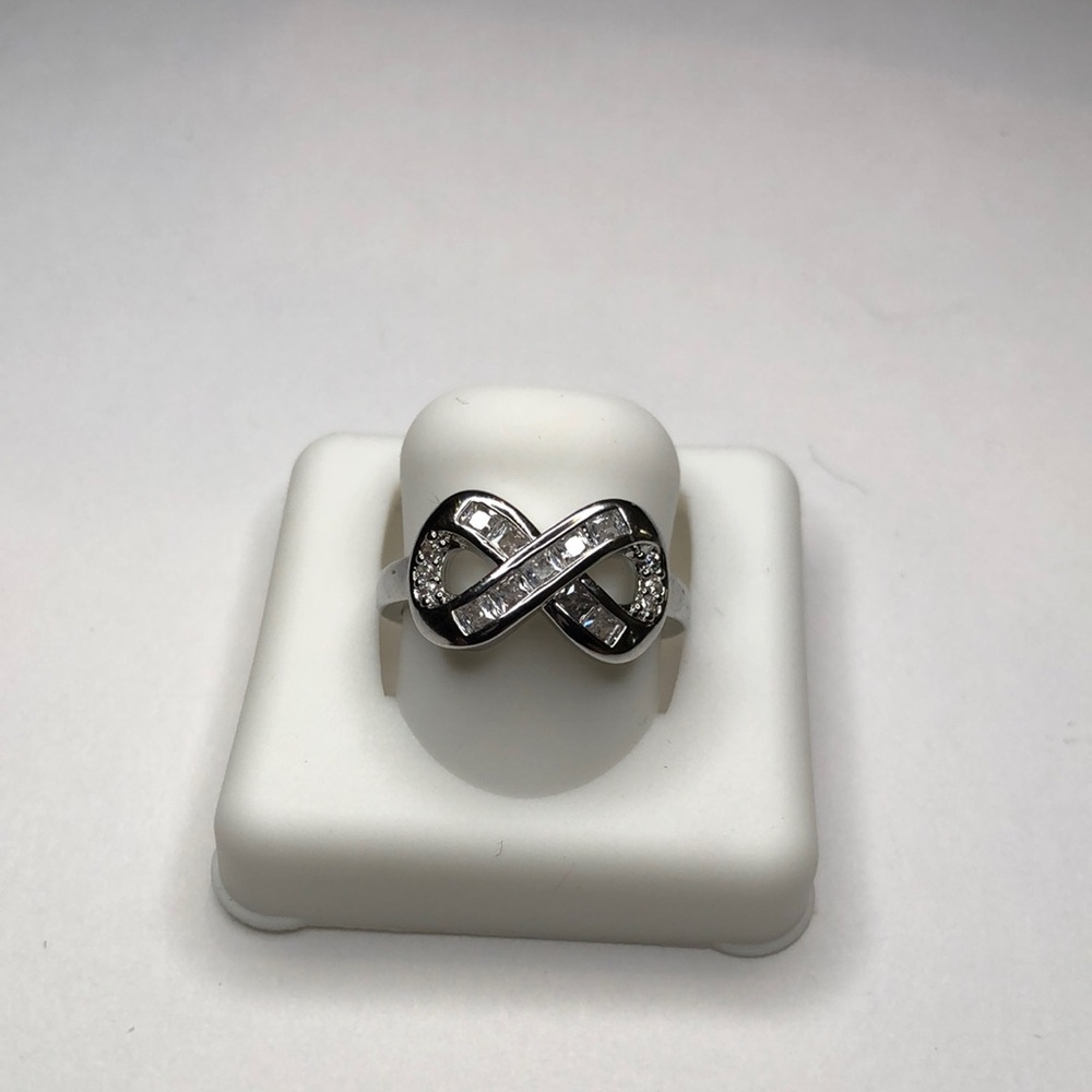 Elegant Silver Infinity Ring - image 1